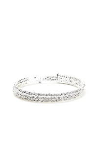 Rhinestone Memory Wire Bracelet