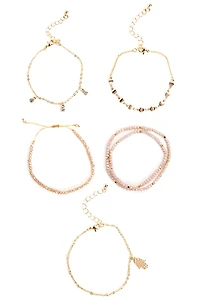 Beaded Charm Bracelet Variety Pack