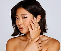 Simple Glam Dainty Ring Pack