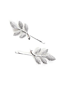 Dainty Metal Leaf Hair Pins