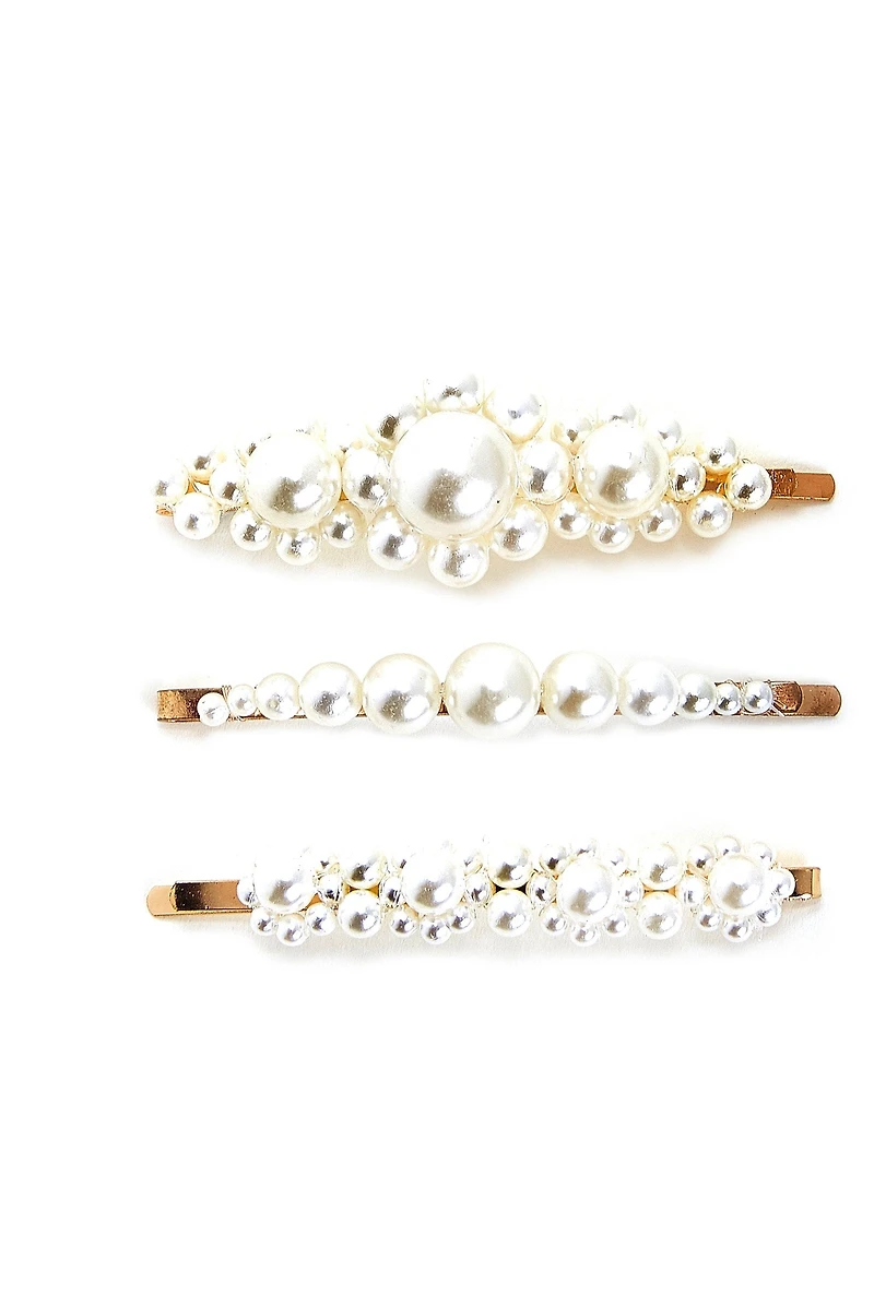 Elegant In Pearls Bobby Pin Set