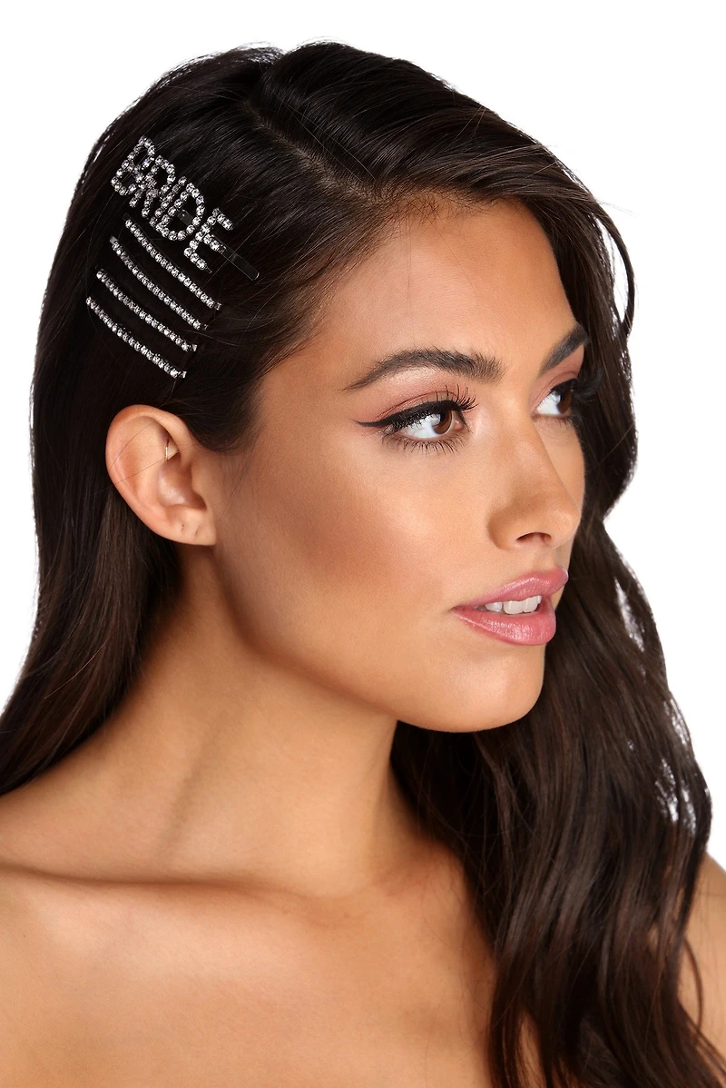 Rhinestone Bride Hair Pins