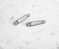 Safety Pin Barrettes
