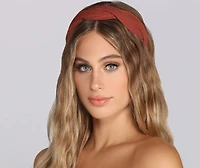 Ribbon Wave Fabric Headband