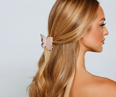 Fly Away Three Pack Butterfly Claw Clips