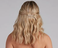 Glam Babe Rhinestone Bobby Pin Five Pack