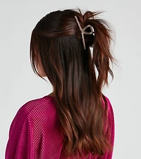 The Loop Rhinestone Claw Clip