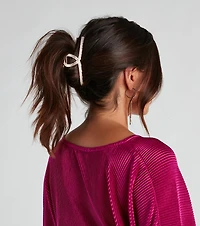 The Loop Rhinestone Claw Clip