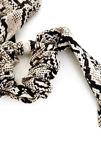 True Colors Snake Print Scrunchie