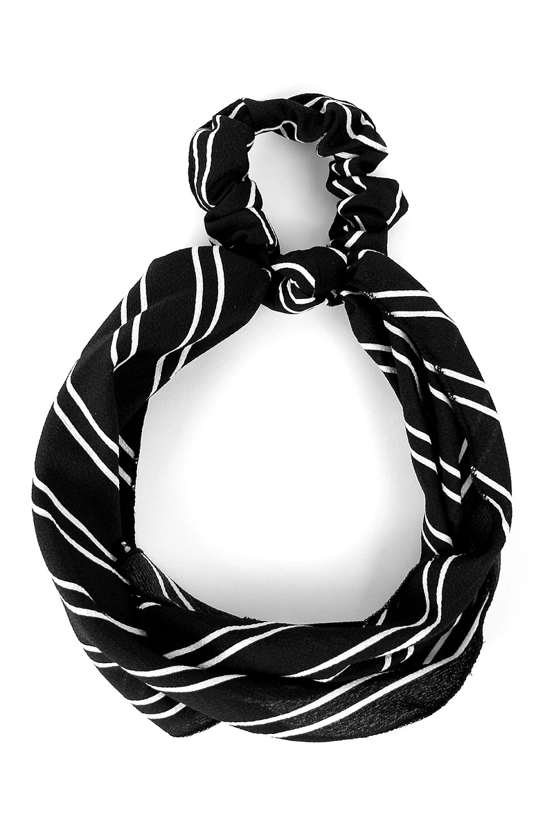 Stripes And Spots Scrunchie Scarf Set