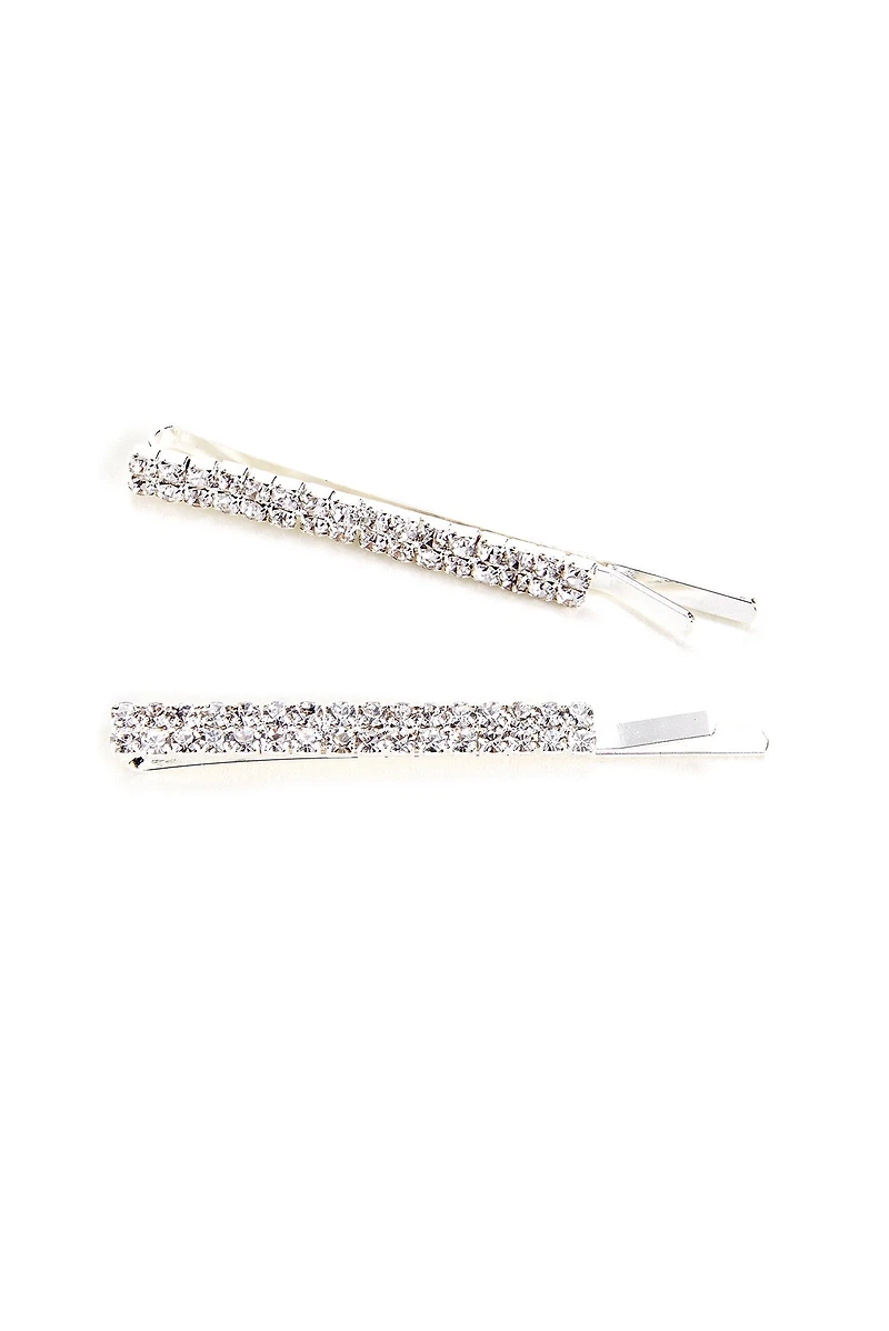 Rhinestone Bobby Pin Set