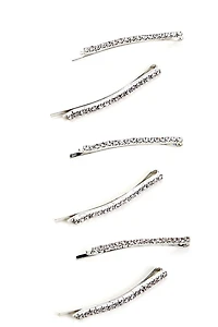 Radiant Rhinestone Bobby Pin Set