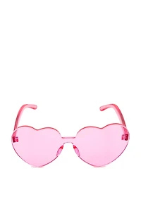 Rimless Heart Sunglasses