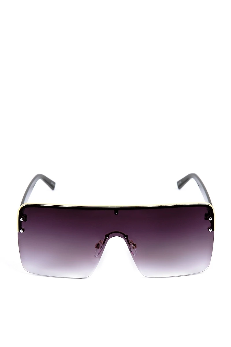 Studded Shield Sunglasses