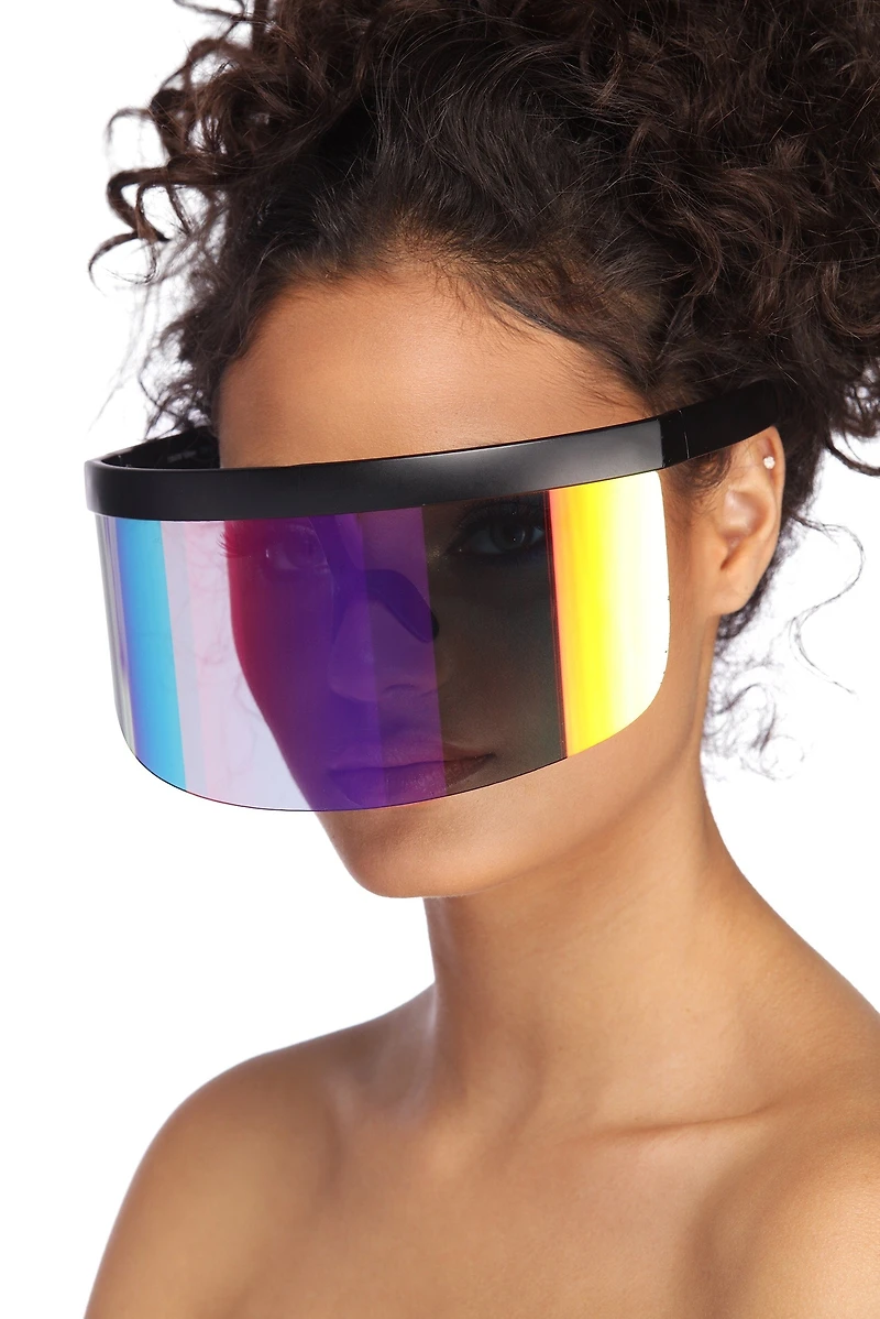 Larger Than Life Shield Sunglasses