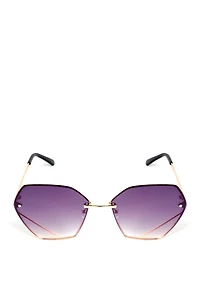 Oversized Geometric Sunglasses