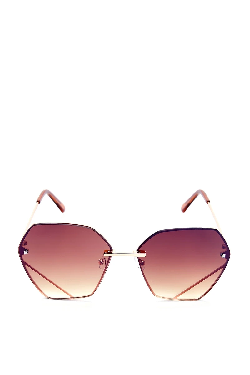 Oversized Geometric Sunglasses
