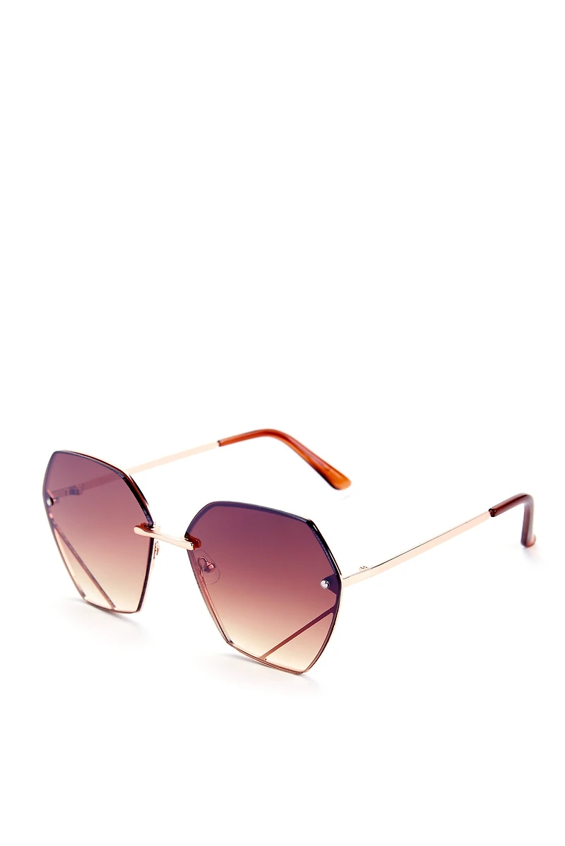 Oversized Geometric Sunglasses