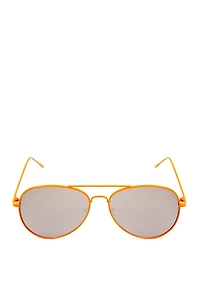 Neon Mirrored Aviator Sunglasses