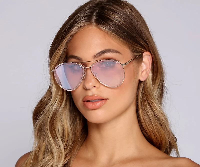 Fly Girl Aviator Sunglasses