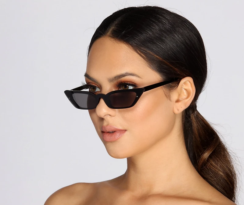 I'm Busy Cat Eye Sunglasses