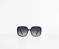 Truly Posh Over-sized Square Sunglasses