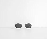 Too Cool For 'Em Oval Sunglasses