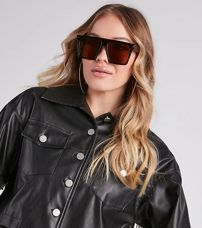 Got The Edgy Look Oversized Sunglasses