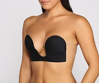 Plunging Adhesive Backless Bra