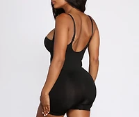 Seamless Shaping Boy-short Bodysuit