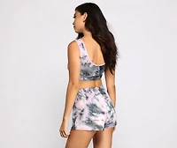 Trendy Tie Dye Pajama Tank Top