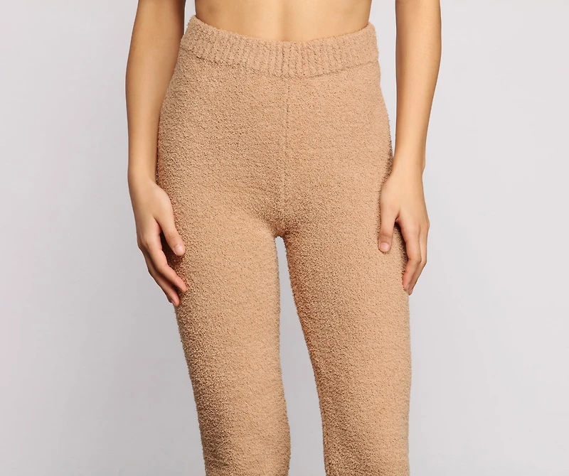 Cozy and Snug Chenille Pajama Leggings