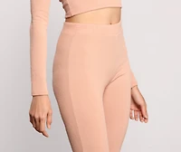 Every Day High Waist Ribbed Pajama Leggings
