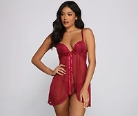 Make Your Move Babydoll and Panty Set