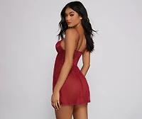 Make Your Move Babydoll and Panty Set