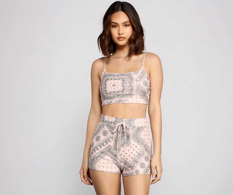 Keepin' It Trendy PJ Shorts