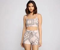 Keepin' It Trendy PJ Shorts