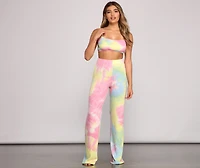 Rocking Retro Vibes Tie Dye Pajama Pants
