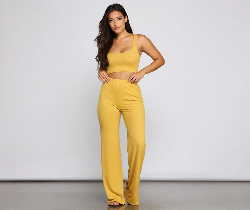 Chill Out Ribbed Pajama Pants