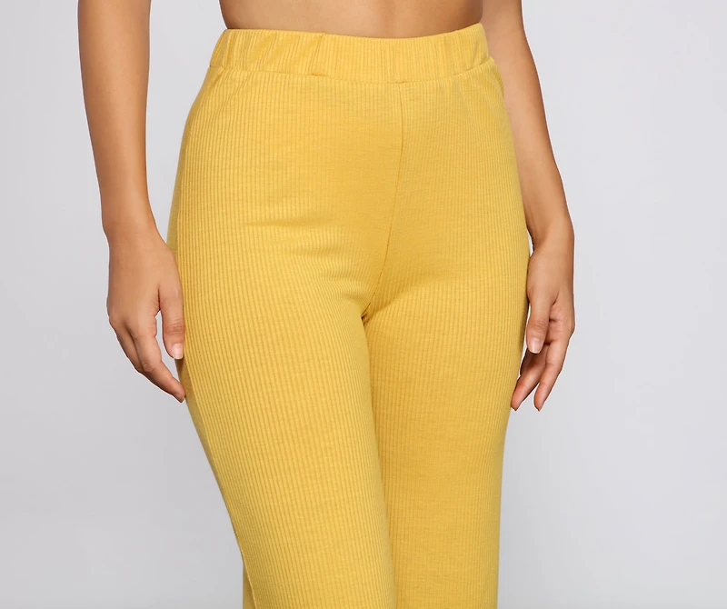Chill Out Ribbed Pajama Pants