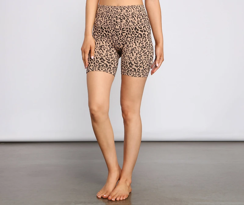 Wild Thing Leopard Pajama Shorts