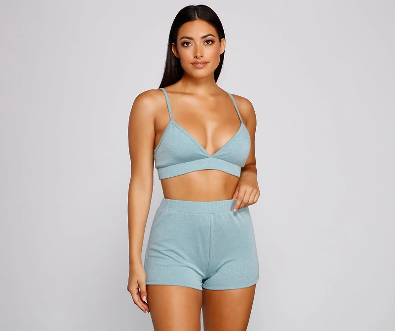 Cozy Basic High Waist Pajama Shorts