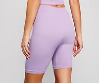Stylish And Seamless Biker Shorts