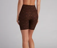 Greek Mystique Pajama Biker Shorts