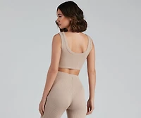 Weekend Look Crop Pajama Tank