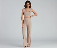 Weekend Look Crop Pajama Tank