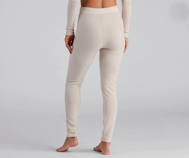Little Chilly Tie-Waist Pajama Leggings