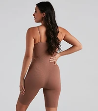 Tight Race Seamless Biker Romper