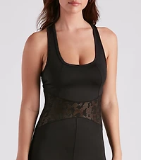 Chic Casual Style Sleeveless Catsuit