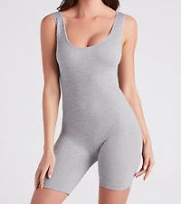 Gimme The Basics Scoop Neck Seamless Romper